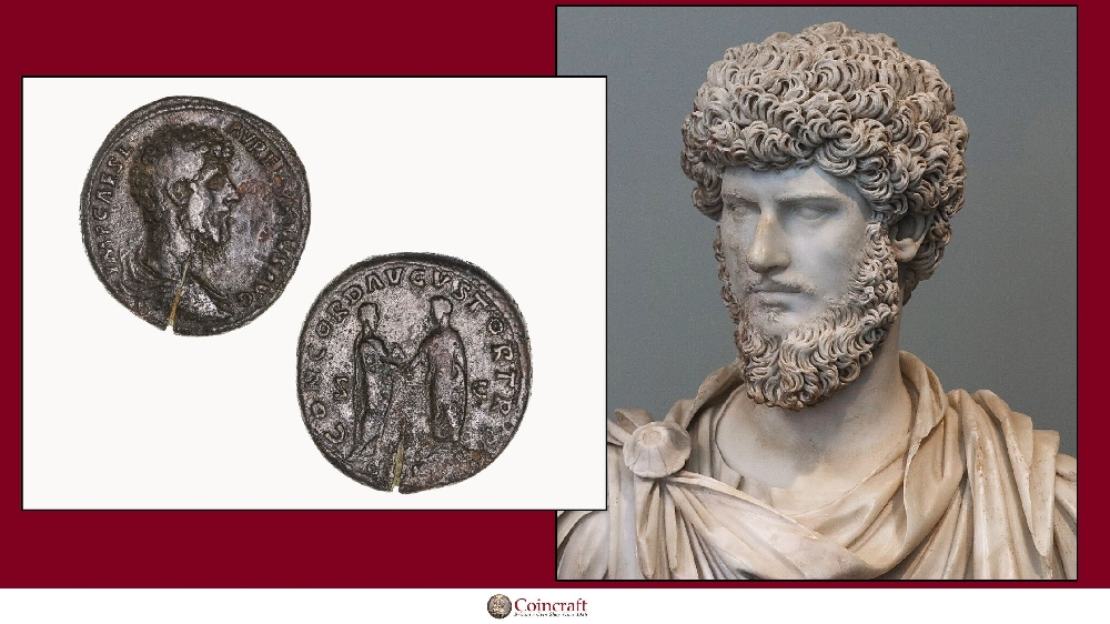 Roman Coins Honouring former emperor Lucius Verus - Coincraft